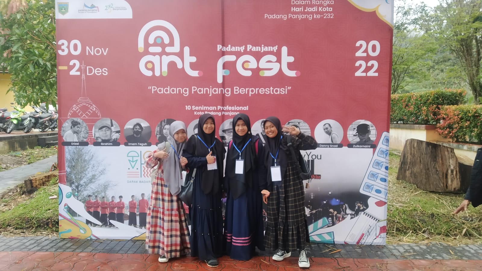 SANTRI KAUMAN BERPARTISIPASI DALAM AJANG ART FESTIVAL II KOTA PADANG PANJANG 2022