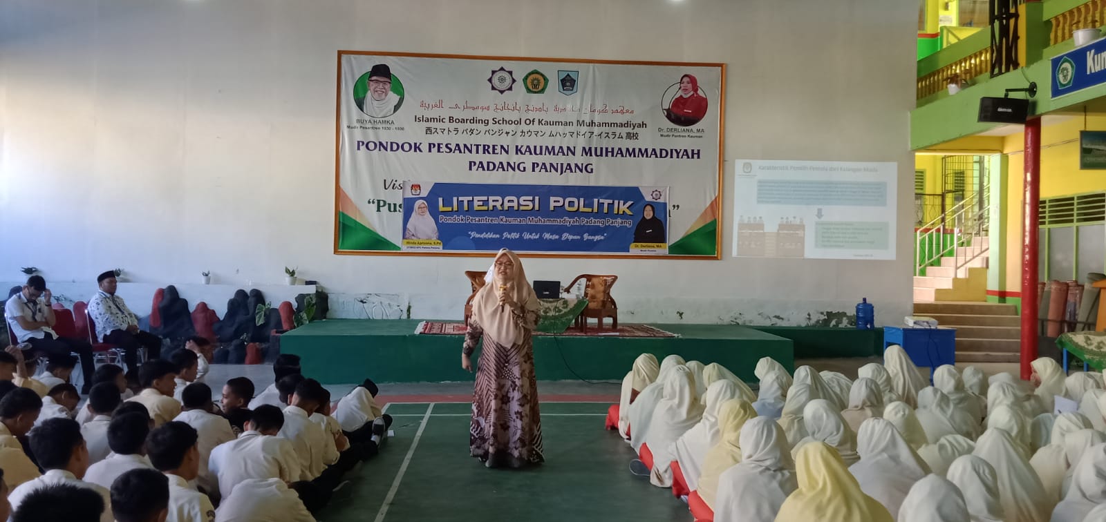 Tingkatkan Pengetahuan Santri Tentang Pemilu, Pontren Kauman Gandeng KPU Kota Padangpanjang