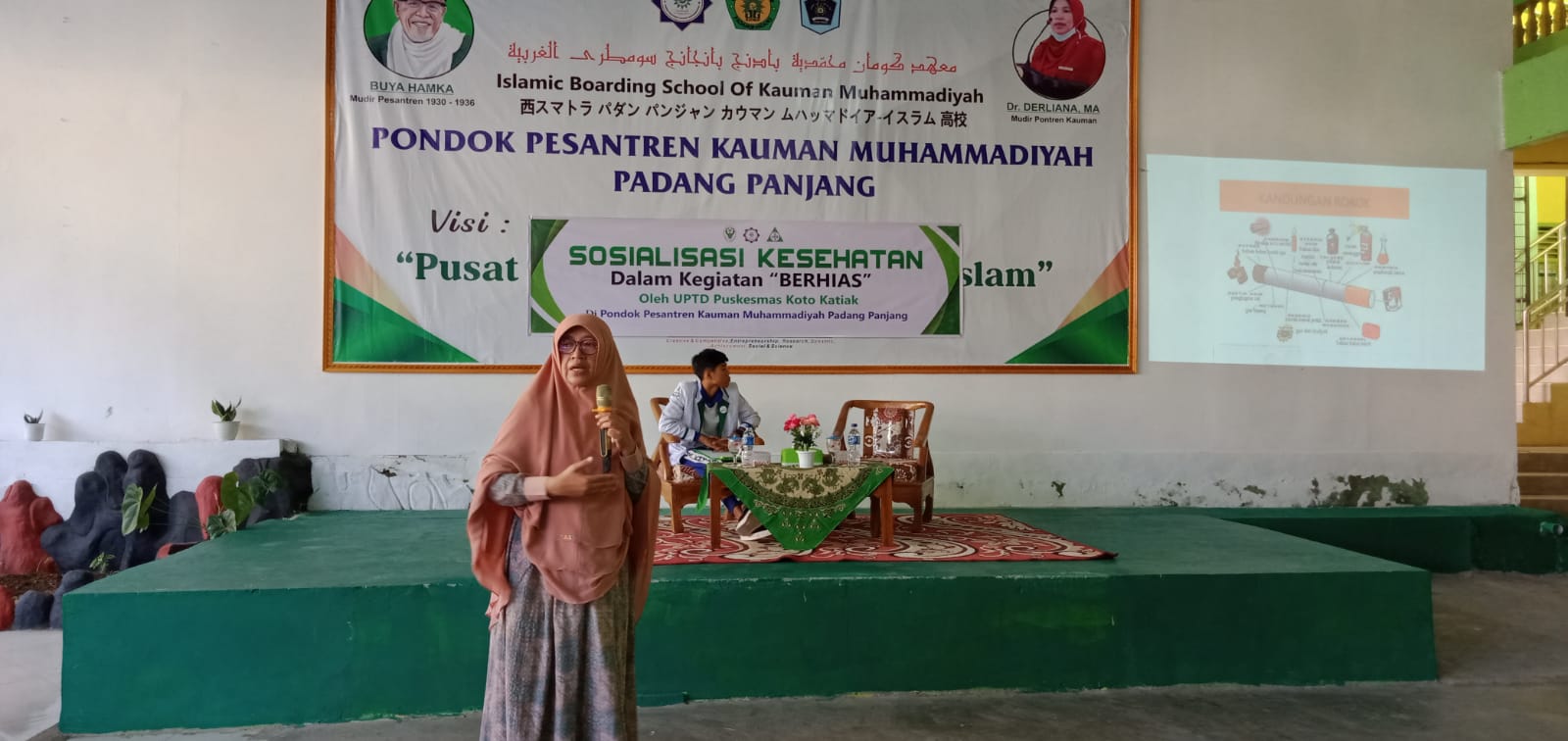 Sinergi Pontren Kauman dan Puskesmas Koto Katiak: Menginspirasi Santri dalam Sosialisasi Kesehatan dan Hidup Bersih Sehat