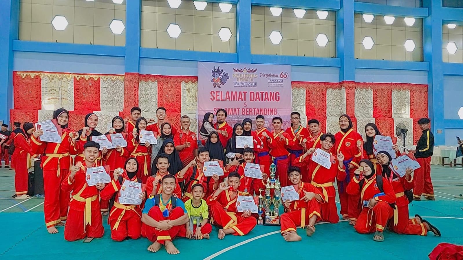 Santri Pontren KAUMAN Rebut 7 Medali Kejurnas Remaja Tapak Suci 2023