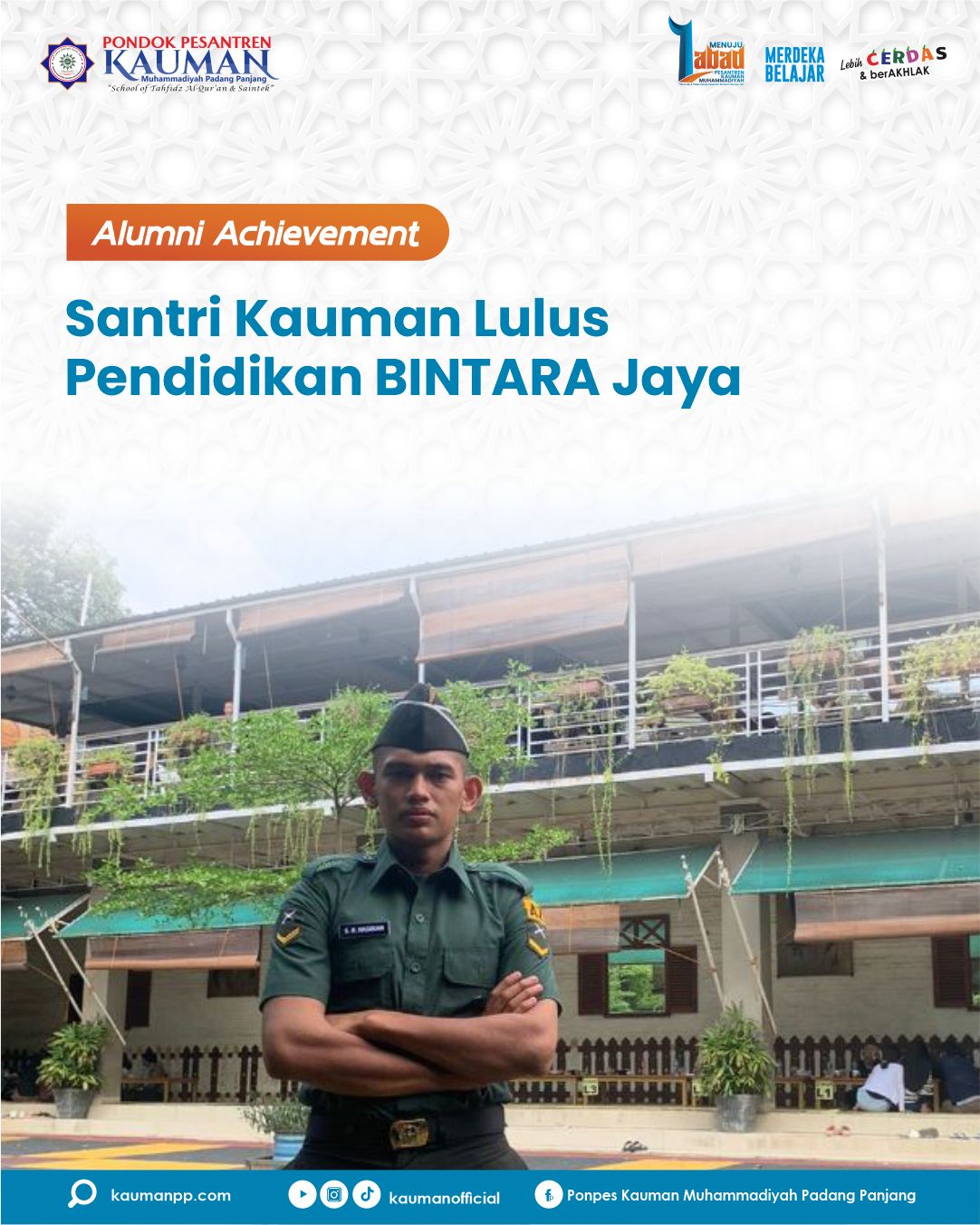 Santri Kauman Lulus Pendidikan BINTARA Jaya