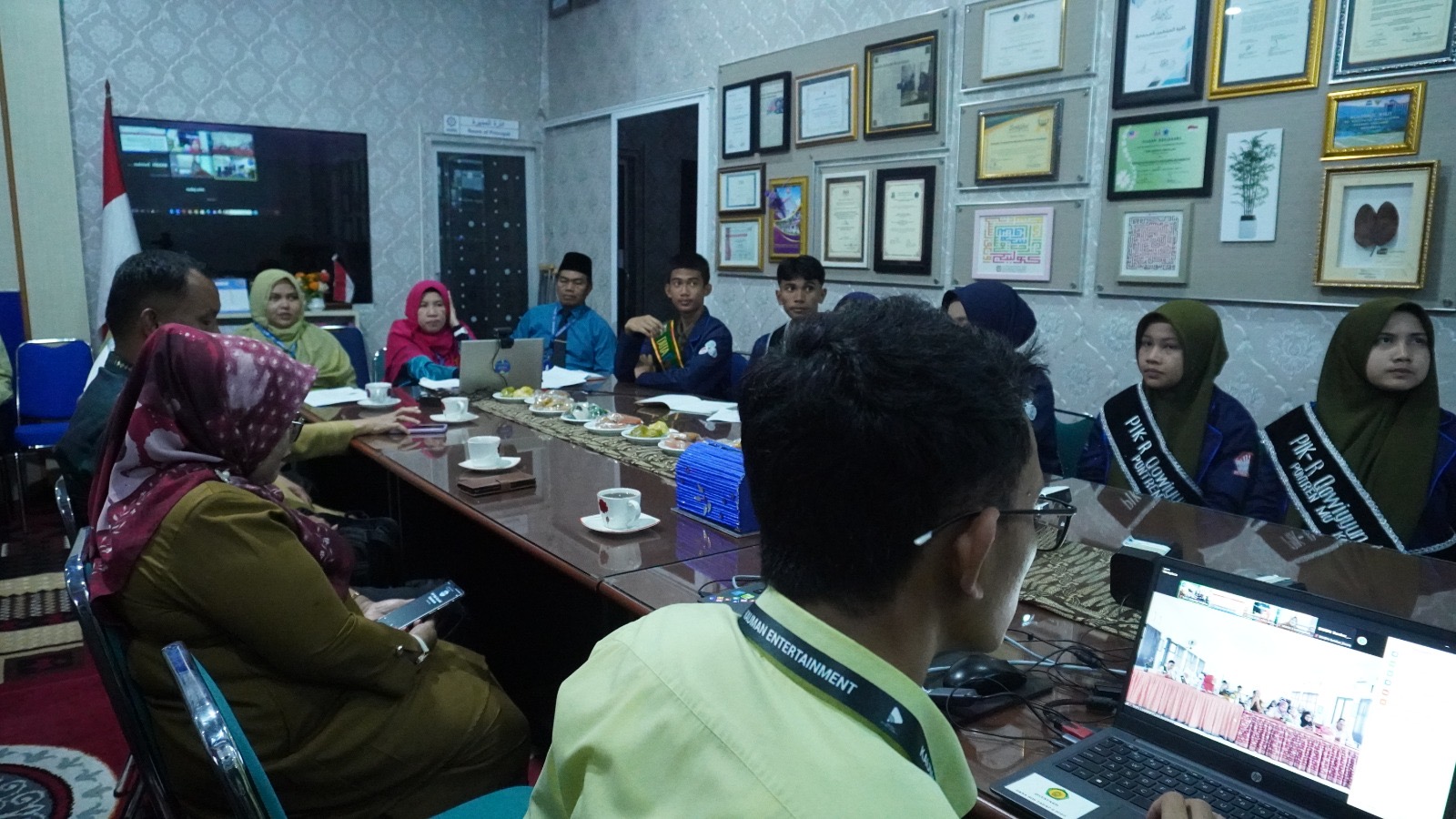 MAS KM Kauman Ikuti Wawancara Penilaian Sekolah Siaga Kependudukan (SSK) Regional II