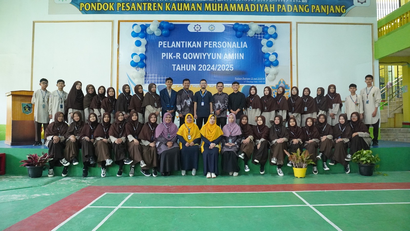 Pelantikan Personalia PIK-R Qowiyyun Amiin Tahun 2024/2025 di Pesantren KAUMAN