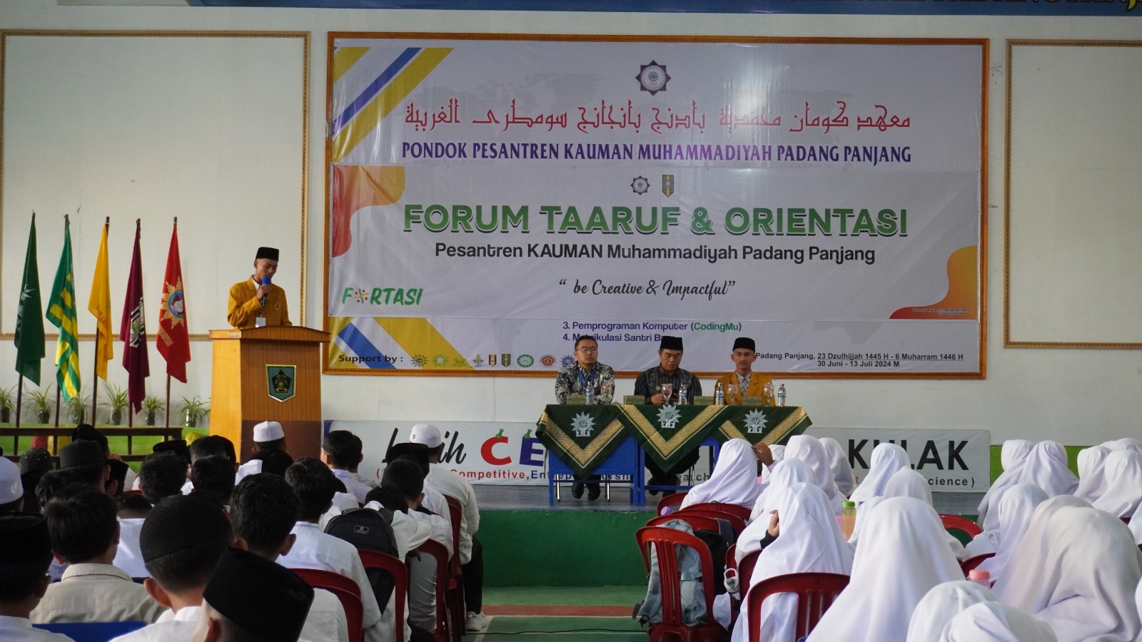 Pembukaan FORTASI di Pesantren Kauman Muhammadiyah Padang Panjang TP. 2024/2025